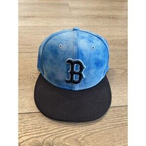 Boston Red Sox New Era 59fifty Tie Dye Sky Blue Hat Fitted MLB Authentic